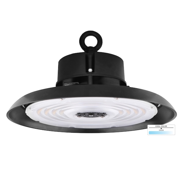 Nuwatt UFO LED High Bay Light 100W Warehouse LED Lighting, 0-10V, 120-277V, 5000K Daylight, 13000LM NW-UFO-100W-50K-BL - main