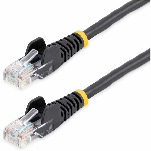 Startech.Com 50 FT BLACK CAT5E SNAGLESS PATCH CABLE 45PATCH50BK - main