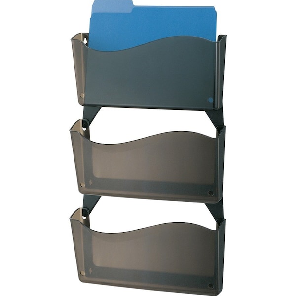 Oic Unbreakable Wall Files, Smoke, 3PK OIC21611 - main