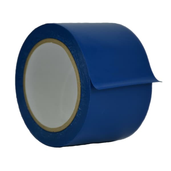 Wod Tape PVC, Dark Blue, 3 inch (72mm) W., 6 mil Thickness, 16 PK WOD VTC606-03000-16-60-DBL - main