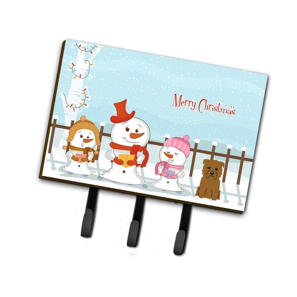 Carolines Treasures Merry Christmas Carolers Glen of Imal Tan Leash or Key Holder BB2391TH68 - main