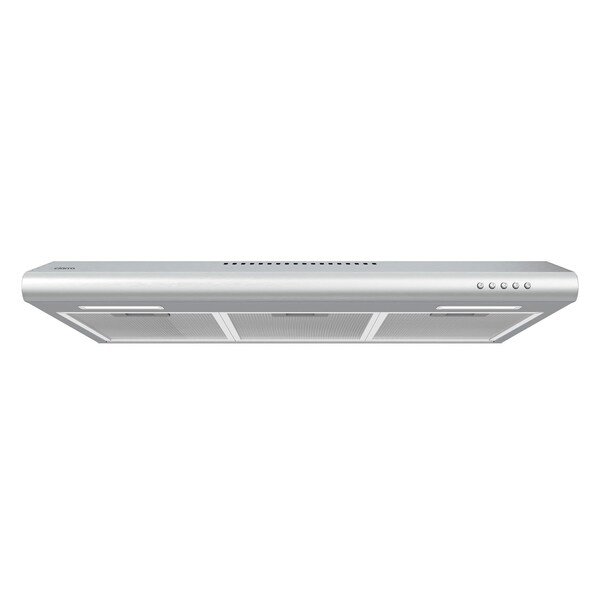 Wrightmaster 30 in. Convertible Under Cabinet Range Hood in Stainless Steel with 3-Speed Exhaust Fan ZR-CAS75918B - main