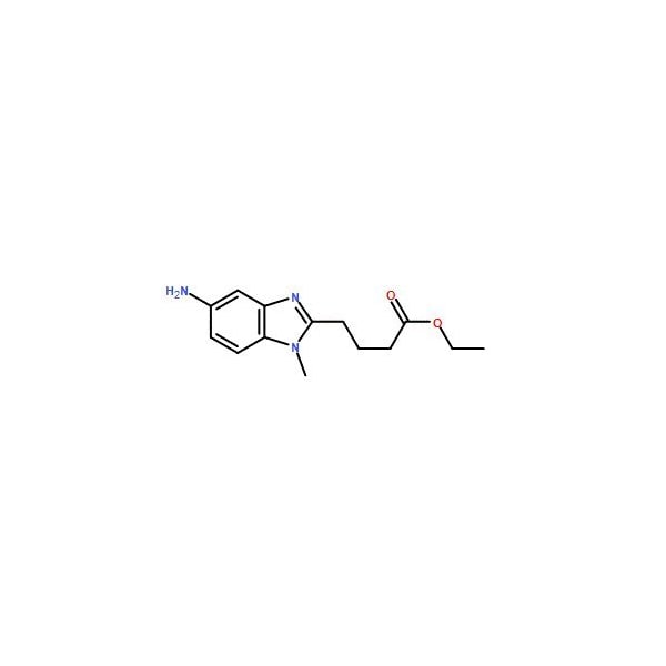 Ak Scientific Ethyl 4-(5-amino-1-methyl-1H-1, 3-benzimidazol-2-yl)butanoate (5g), CAS 3543-73-5 X4796-5g - main