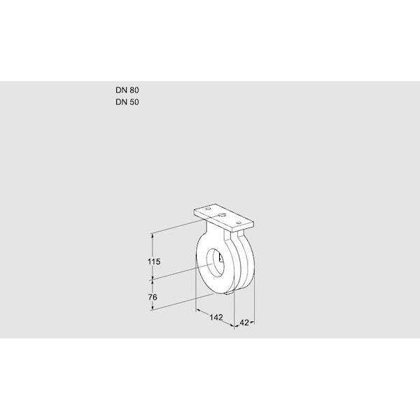 Honeywell Kromschroder Butterfly Valve - Gas Flow Modulation, DN 40-150, 500 mbar, BVG Series KS88300137 - main