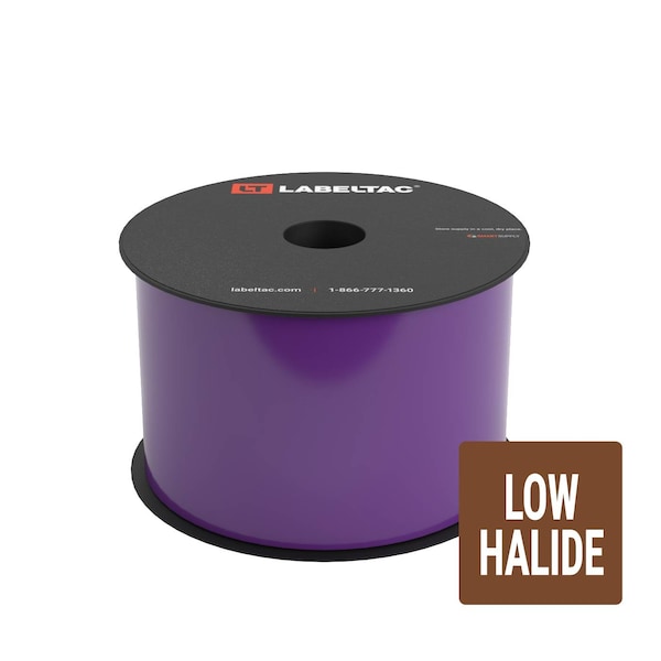 Labeltac Low Halide Supply 3in x 150ft LT4/Pro X, Purple LT309LH - main