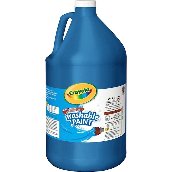 Crayola Washable Paint, 1 gal, Blue 542128042 - main