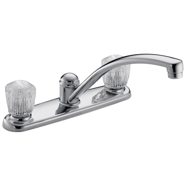 Delta 2100 / 2400 Series Two Handle Kitchen Faucet In Chrome 2102LF - main