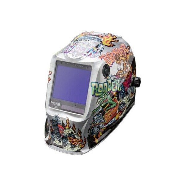 Lincoln Electric Welding Helmet, Viking 3350 Hot Rodders K4440-4 - main