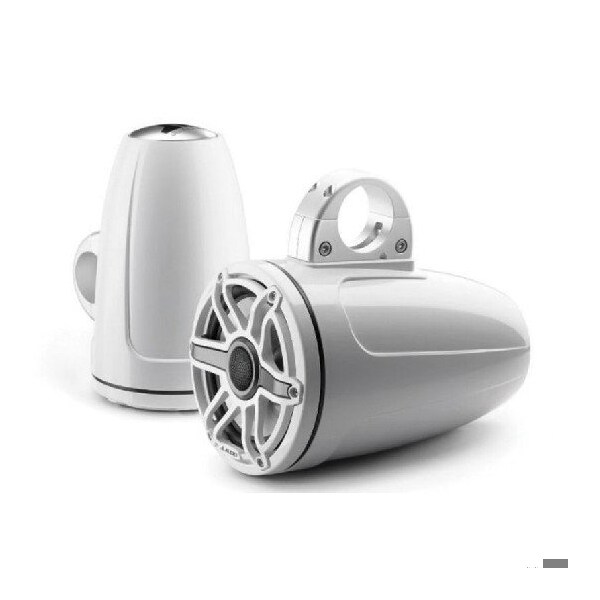 Jl Audio 7.7in Tower Speakers, Gloss White Sport Grille, 93654, 010-03277-00, 2PK 93654/010-03277-00 - main