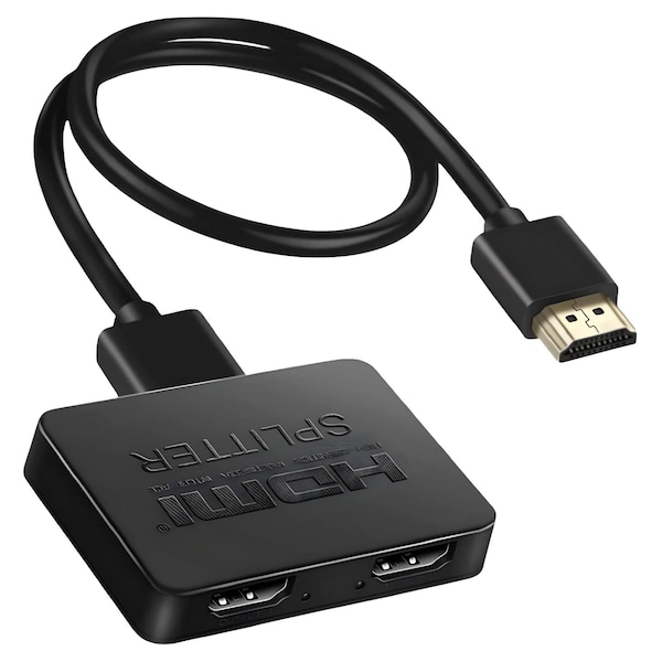 Philco HDMI Splitter 1 in 2 out 4k Dual Monitor 1080p 3D 6ft PAH2004S - main