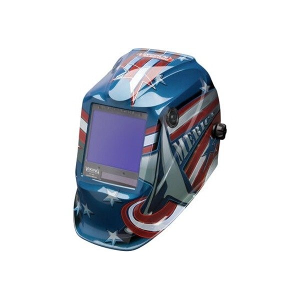 Lincoln Electric Welding Helmet, American Flag Graphic K3175-4 - main