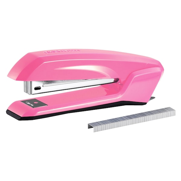 Bostitch 3-in-1 Stapler, 20-Sheet Capacity, Integrated Staple Remover & Storage, Lightweight B210R-PINK - main