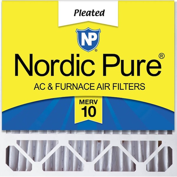 Nordic Pure 20x20x5 Pleated Air Filter, High Capacity, Electrostatically Charged Synthetic Media, MERV 10 20x20x5HM10-1 - main