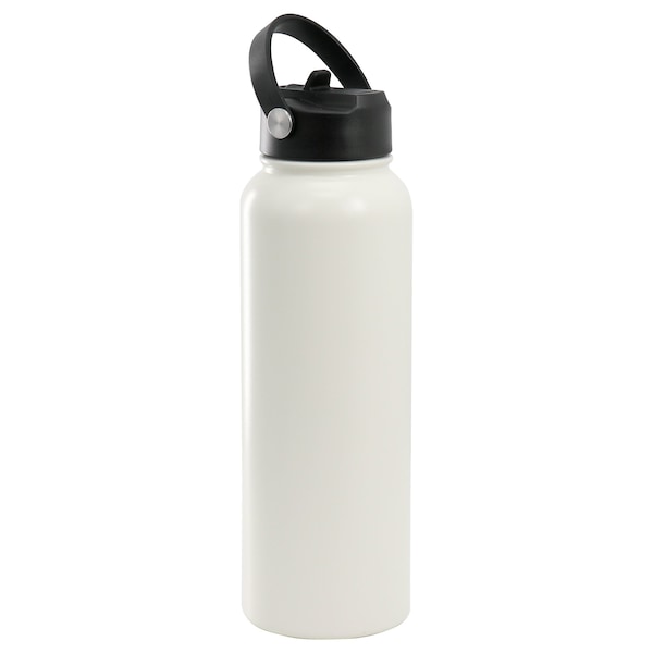 Gibson Home Marina 38oz Stainless Steel Thermal Bottle with Lid in Cream 142738.01 - main