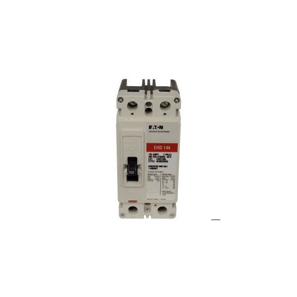 Crouse-Hinds Eaton EHD 2-Pole 25A Molded Case Circuit Breaker EHD2025L - main