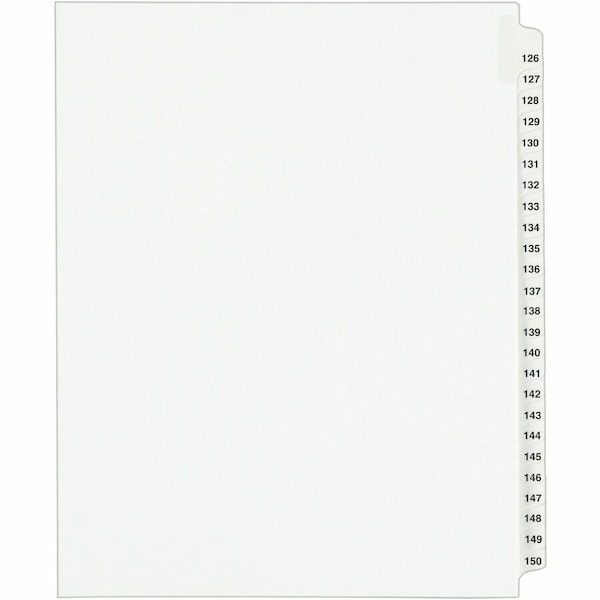 Avery Dividers, Legl, Sdtab, 126-150 25PK AVE01335 - main
