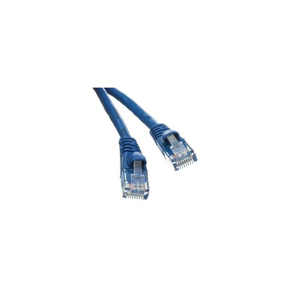 Cable Wholesale Cat5e Blue Copper Ethernet Patch Cable, Snagless/Molded Boot, POE Compliant, 2 foot 10X6-06102 - main