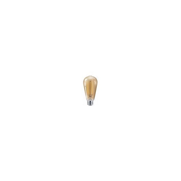 Signify 5W ST19 LED Vintage Filament Bulb, 2000K, Dimmable 5ST19/VIN/820/E26/CL/GL/DIM - main