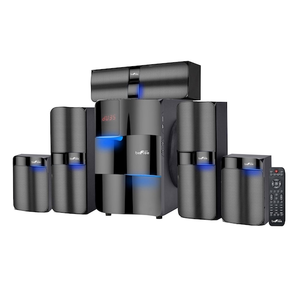 Befree Sound 5.1 Channel Surround Sound Bluetooth Speaker System BFS-855 - main