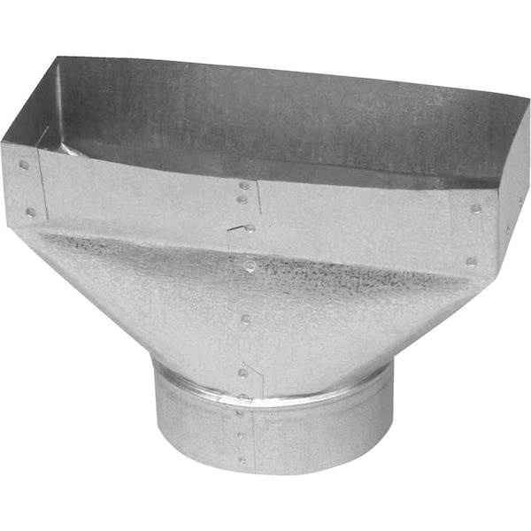 Imperial 30 Ga. 2-1/4'' x 10'' x 6'' Universal Register Boot GV0698-C - main