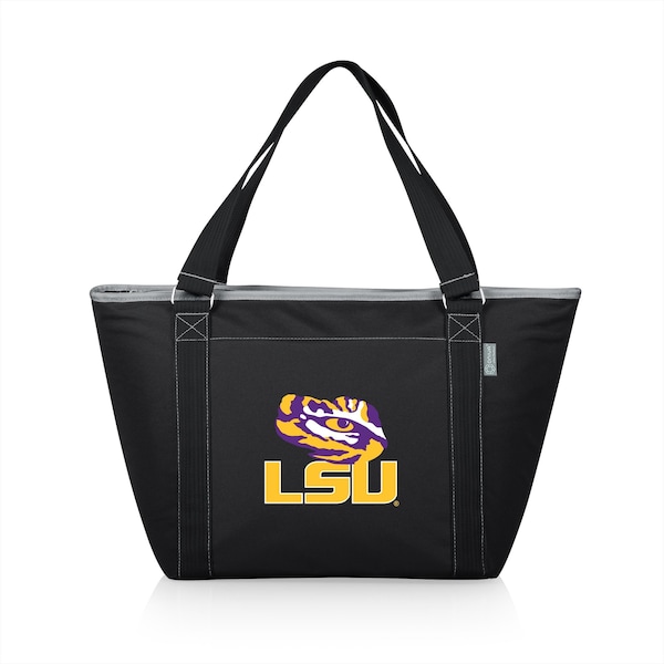 Picnic Time Family Of Brands NCAA LSU Tigers Topanga Tote Cooler Bag - Soft Cooler Bag - Picnic Cooler, Black 619-00-175-294-0 - main
