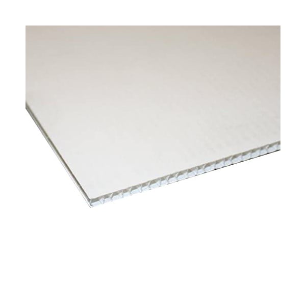 Falken Design White Coroplast Sign Board 48in x 48in x 1/4in - Lightweight, DIY Craft, Signs & Displays PolyPro-White-1/4-4848 - main