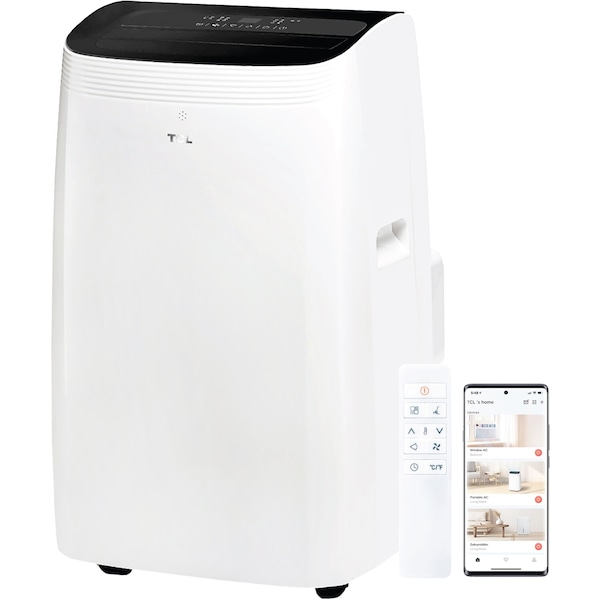 Tcl 10,000 BTU Q-Series Dual Hose Portable Inverter AC, 450 Sq. Ft. H10PD56W - main
