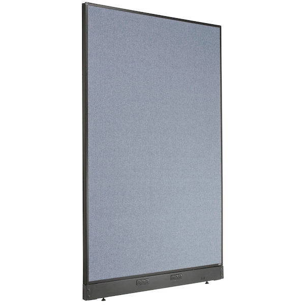 Global Industrial Interion Electric Office Partition Panel, 48-1/4"W x 100"H, Blue 695789EBL - main