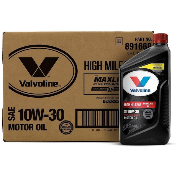 Valvoline 891668 1 qt. EP 150 10W30 High Mileage Motor Oil V10-891668 - main