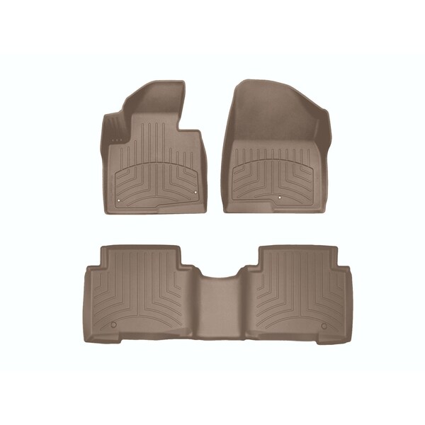 Weathertech Tan, Front and Rear FloorLiner HP 45440-1-3IM - main