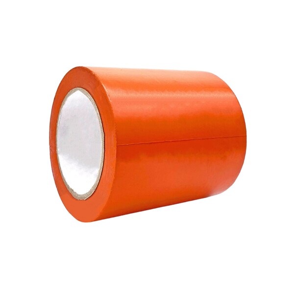 Wod Tape PVC, Orange, 5 inch (120mm) W., 6 mil Thickness, 8 PK WOD VTC366-05000-8-36-ORA - main