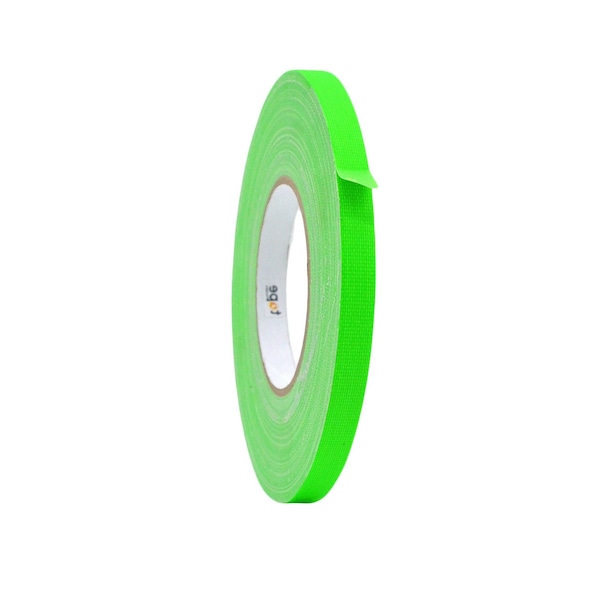 Wod Tape GTC12F Gaffer Tape Fluorescent Green 1/2 in. X 60 ft., 96PK WOD GTC12F-00500-96-60-FGR - main