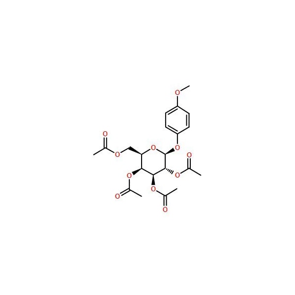 Ak Scientific 4-Methoxyphenyl-2, 3, 4, 6-tetra-O-acetyl-beta-D-galactopyranoside (5g), CAS 2872-65-3 W0213-5g - main