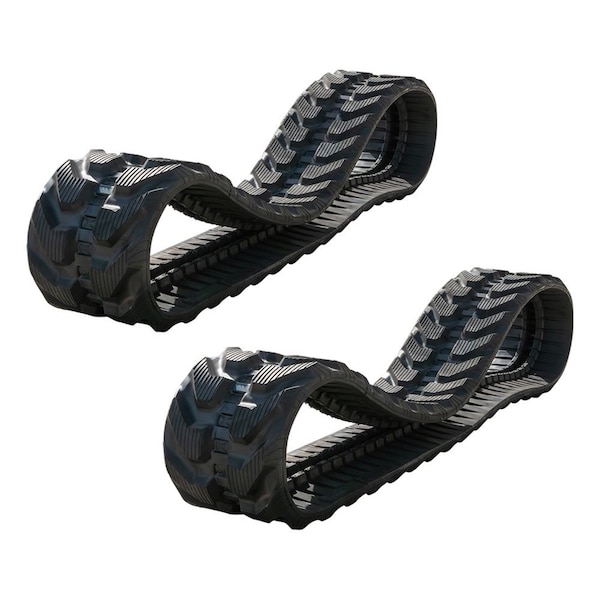Mytee Products Bobcat Rubber Track 300 x 52-1/2 x 80 For Bobcat Series 231,331, E26, E32, JD 27D, 2PK MPRT-30052580x2 - main
