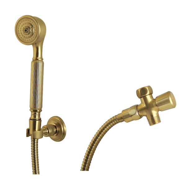 Kingston Brass Hand Shower Kit, Brushed Brass KX1037SD - main