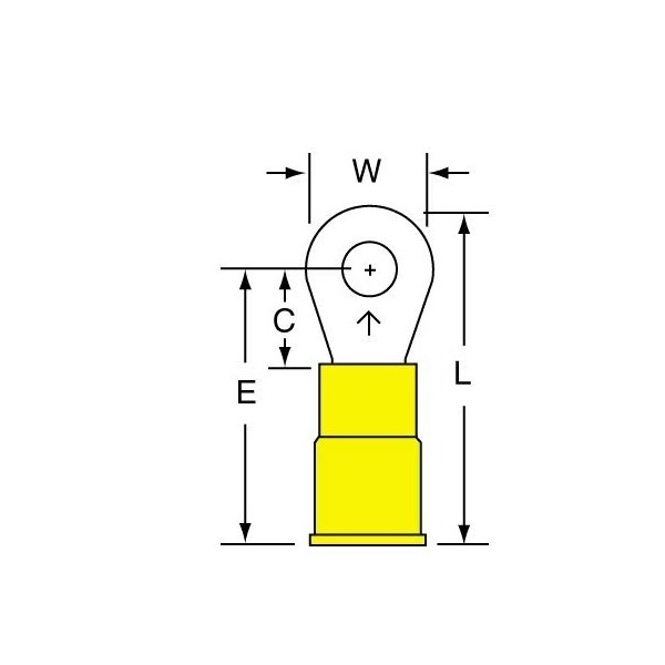 3M 12-10 Vinyl Insulated Butted S, 1000PK 13-8-P - main