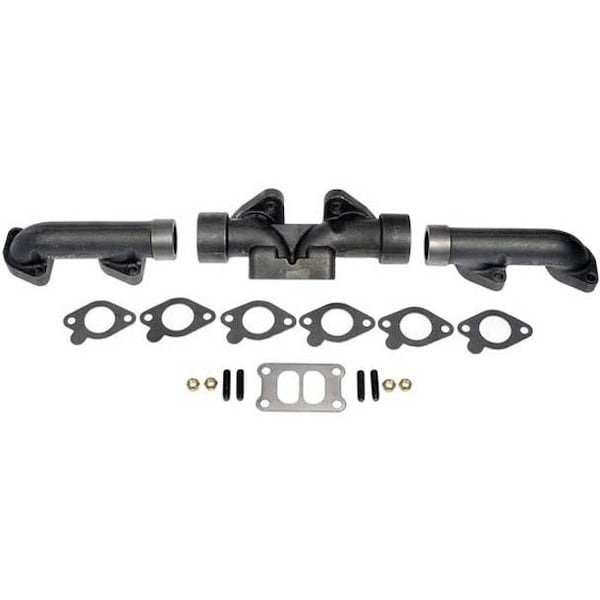 Ilc Replacement For Ford F650 Year 2007 3 Piece Exhaust Manifold Kit W 6 Manifold Gaskets WZ-ETSQ-1 - main