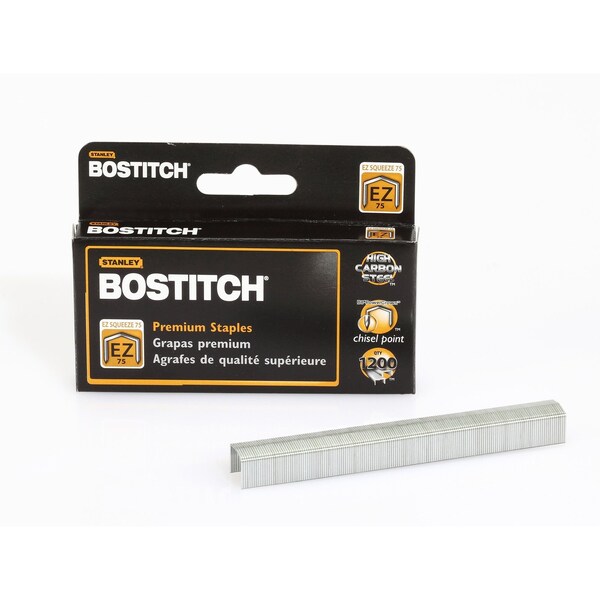 Bostitch EZ Squeeze 75-Sheet B8 PowerCrown Staples for B875, 1,200 Per Box STCR75XHC - main