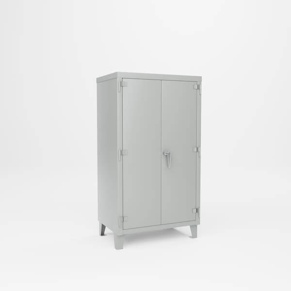 Pucel Super Heavy Duty Storage Cabinet, 36 in W x 66 in H x 24 in D, Light Blue SXHDSC-3660-24-3 - main