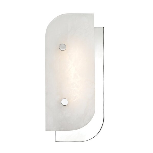 Hudson Valley Lighting Yin & Yang 1 Light Wall Sconce 13 In. Polished Nickel 3313-PN - main