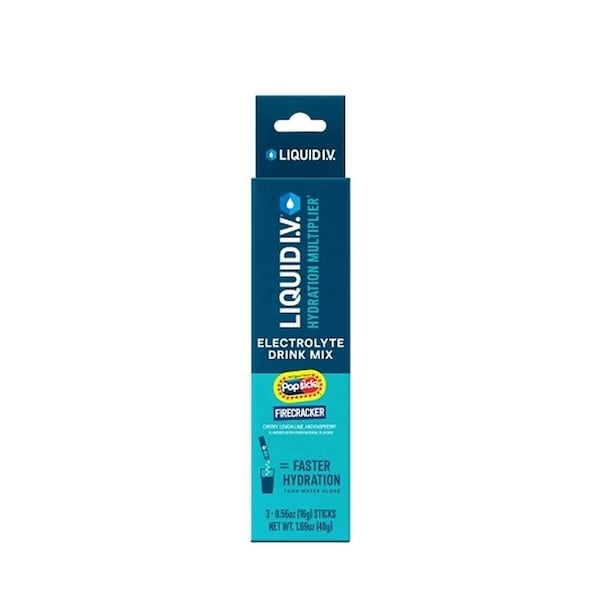 Liquid I.V. Popsicle Firecracker Hydration Multiplier Electrolyte Drink Mix, 1.69 Ounce, 48PK LVM-0312 - main