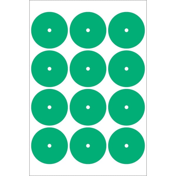 Accuform GAUGE MARKING DECALS 2 12 COLOR GML103GN - main