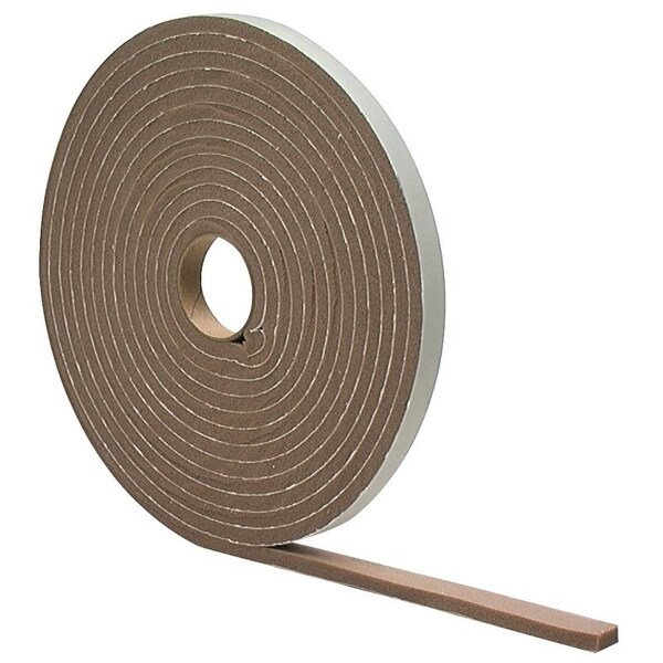 M-D Building Products 0 Foam Tape, 12 in W, 17 ft L, 14 in Thick, PVC, Brown 2816 - main