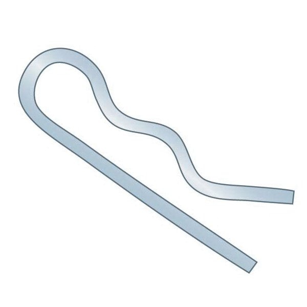 Huyett Bridge Pin, Zinc Plated Spring Steel, 0.026 in Wire Dia x 0.469 in Length x Fits 5/64 in Shaft BP-131 - main