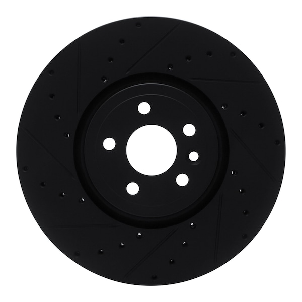 Dynamic Friction Co DFC Brake Rotor - Drilled and Slotted - Black 633-20033L - main