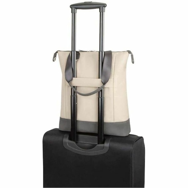 NEWPORT NORTH-SOUTH TOTE TAN 15INCH