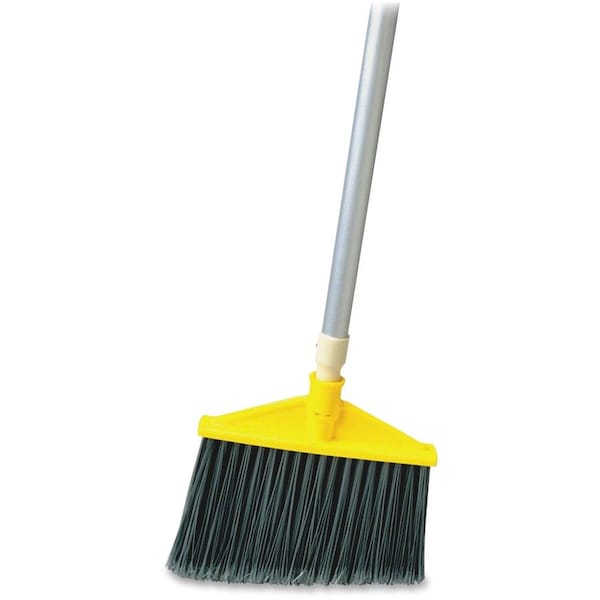 Rubbermaid Commercial Aluminum Handle Angle Broom, Gray, 56" L Handle RCP638500GRA - main