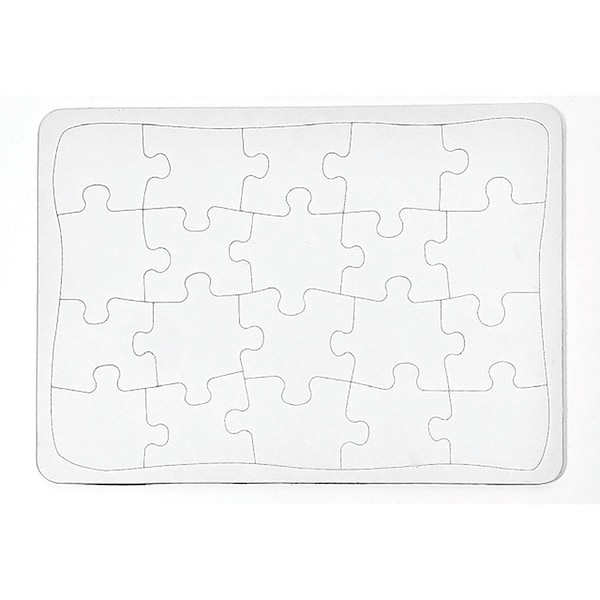 Ashley Blank Jigsaw Puzzle, White, 10'' x 14'' 10719 - main