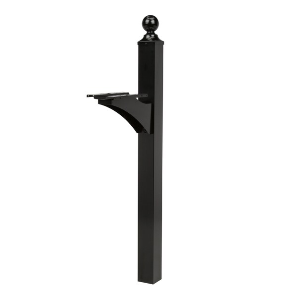 Architectural Mailboxes Landover (was EastPointe) Mailbox Post, Black LP000BAM - main