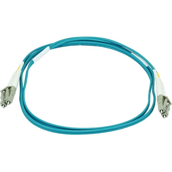 Monoprice Fiber Optic Patch Cord, LC/LC, 1m, Aqua 6385 - main